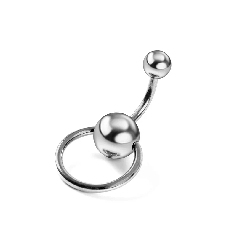 Кольцо для пирсинга пупка с шариком из нержавеющей стали Ювелирное Украшение