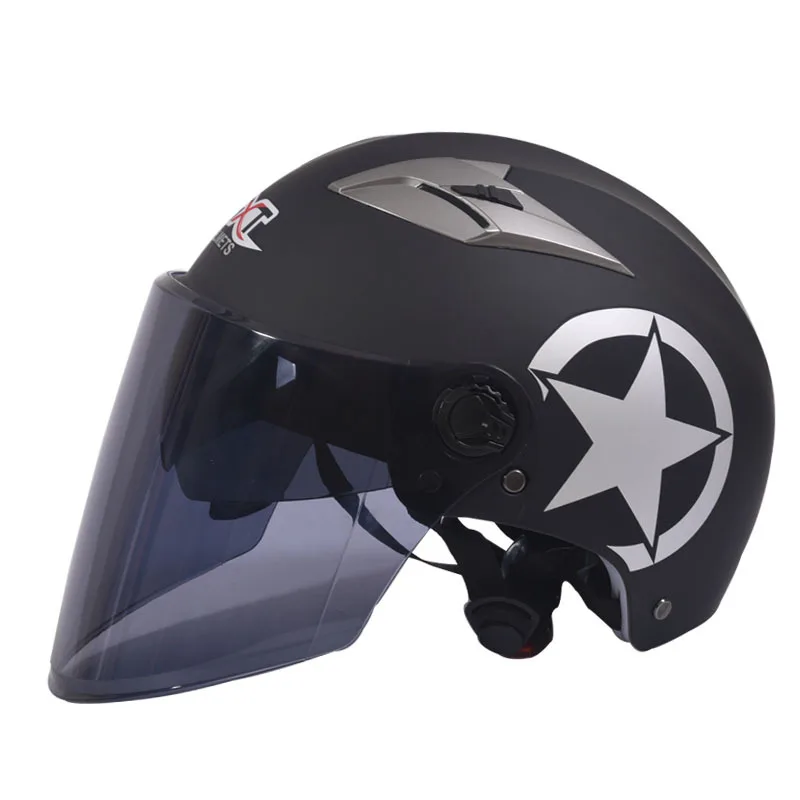 GXT автомобильный шлем с двойными линзами и электрическим аккумулятором для