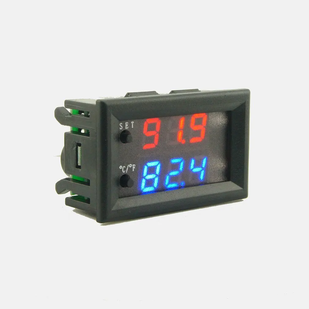 

DC12V 20A Digital Temperature Controller DIY Intelligent Mini Thermostat Regulator Waterproof Sensor 0.1 Celsius Accuracy