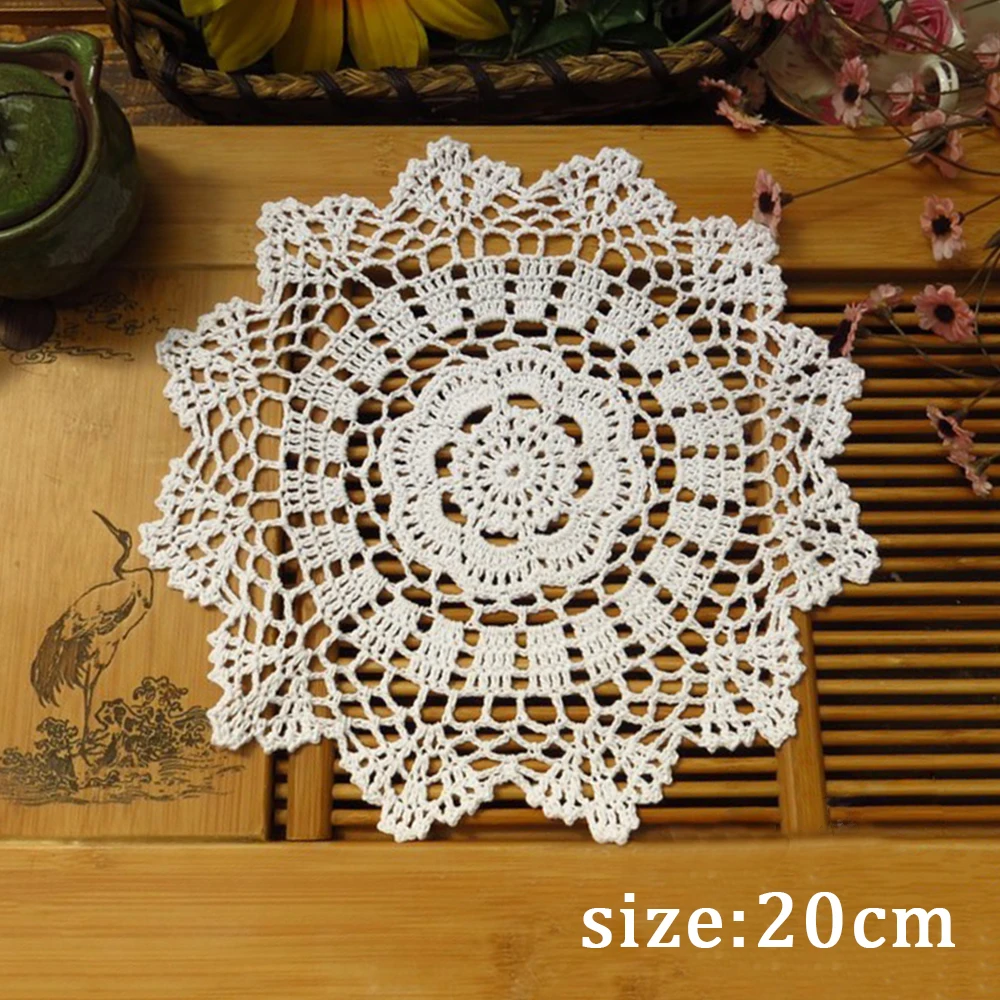 1 шт. хлопковая круглая подставка под чашку кружку кухонный Рождественский