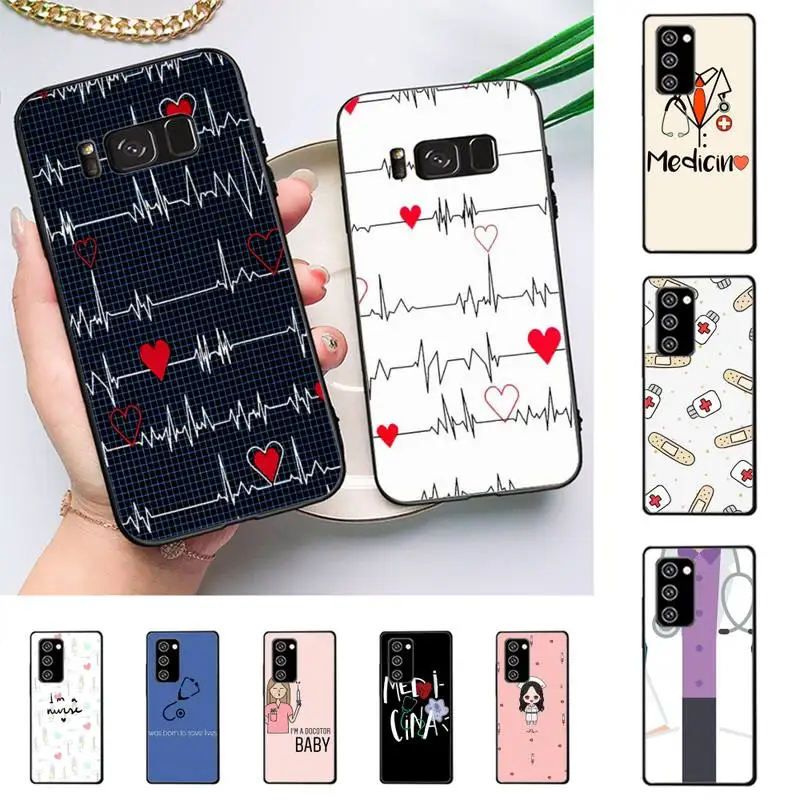 

Nurse Medical Medicine Health Heart Phone Case For Samsung Galaxy Note 10Pro Note 20ultra note20 note10lite M30S