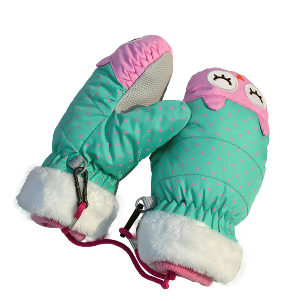 

Thick Plush Outdoor Children Ski Riding Anti-slid Waterproof Windproof Sports for Baby Kids Outdoor Sports