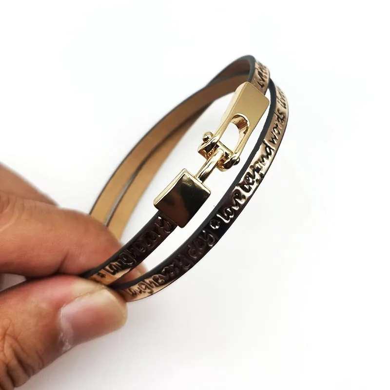 TOTABC винтажный кожаный браслет/воротник ожерелье сердце женский браслет Шарм