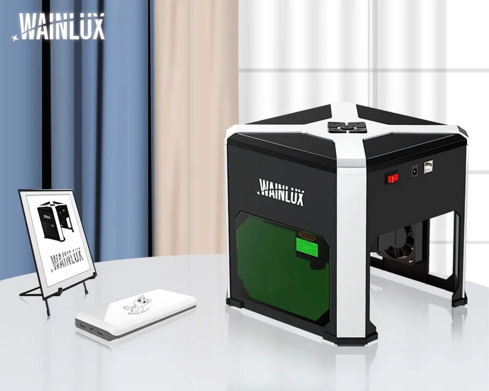 

K4 K6 3000mw Laser Engraver Cut CNC Laser Engraver DIY Logo Carving Mark Printer Cutter Laser Engraving Machine USB DIY 3w