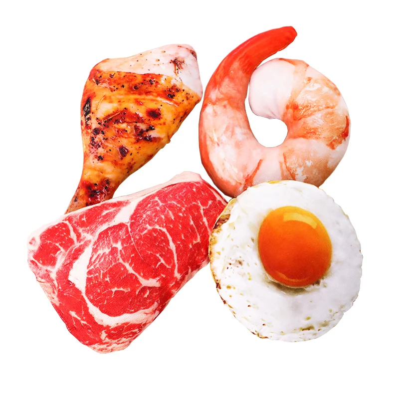 Cute Pet Puppy Chew Toys Dog Squeaky Toy Wolf Stuffed Squeaking Animals Plush Rabbit Honking Training Squirrel Supplies | Дом и сад