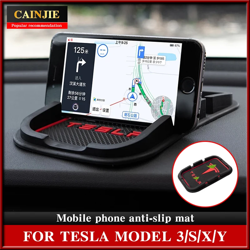 

Нескользящий коврик для приборной панели автомобиля Tesla Model Y 3 S X, 2022