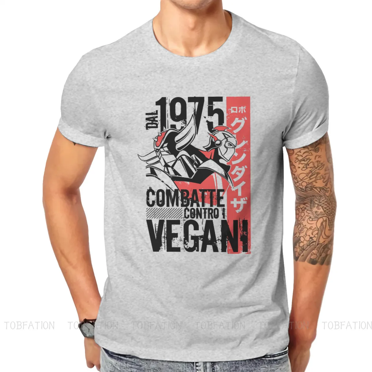 НЛО робот Goldrake грендайзеру аниме Contro Vegani Классическая футболка Для Мужчин's