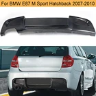 1 серия, спойлер для заднего бампера из углеродного волокна для BMW E87 M Sport Hatchback 120i 130i 2007-2010, задний диффузор в двух стилях