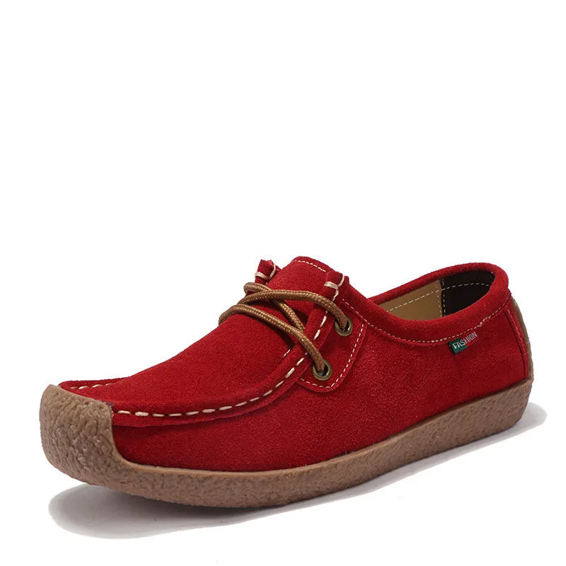 Брендовые удобные лоферы коллекция 2019 года женская замшевая элегантная обувь на