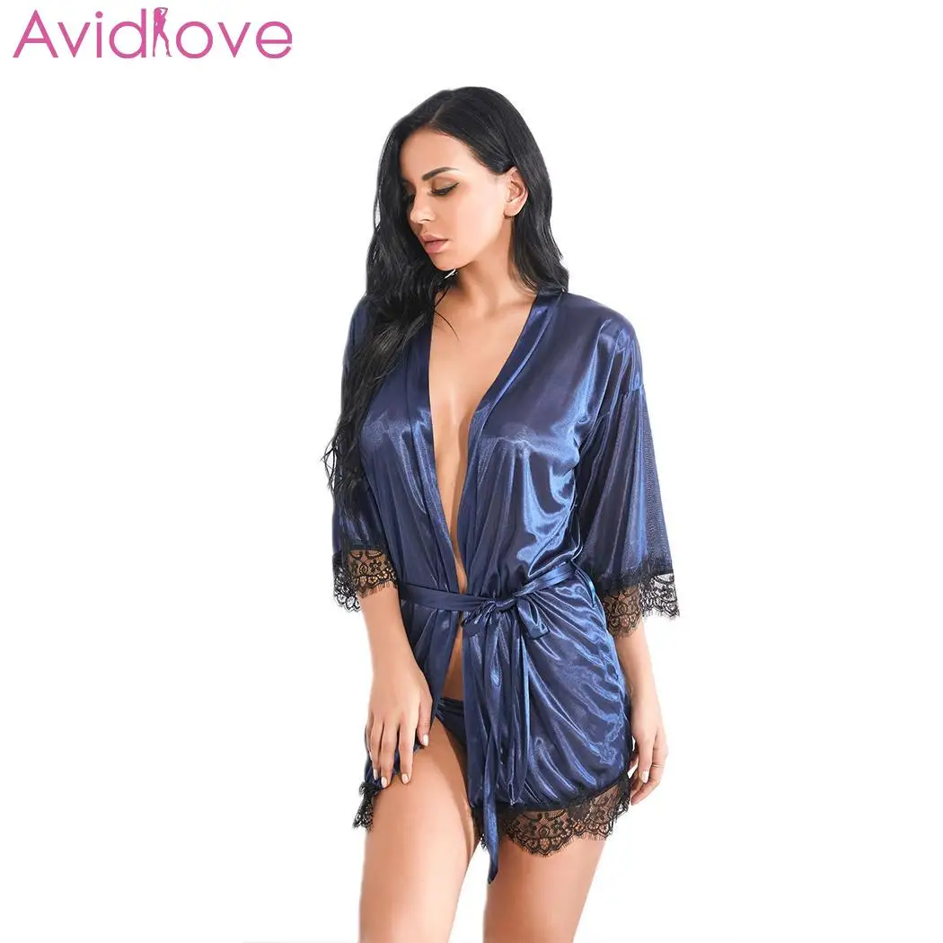 Женское Сексуальное белье с поясом кружевное лоскутное ночное со средним