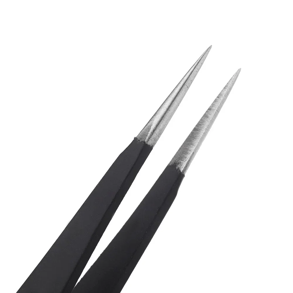 

2Pcs False eyelash extensions for professionals with a polyethylene handle for finely polished false eyelashes Tool Black