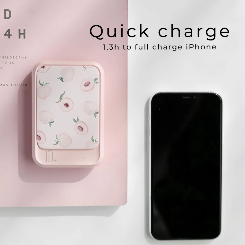 2022ML1 Liberfeel Maoxin power bank type c Android ios portable charger batterie externe phone accessory pink powerbank 10000
