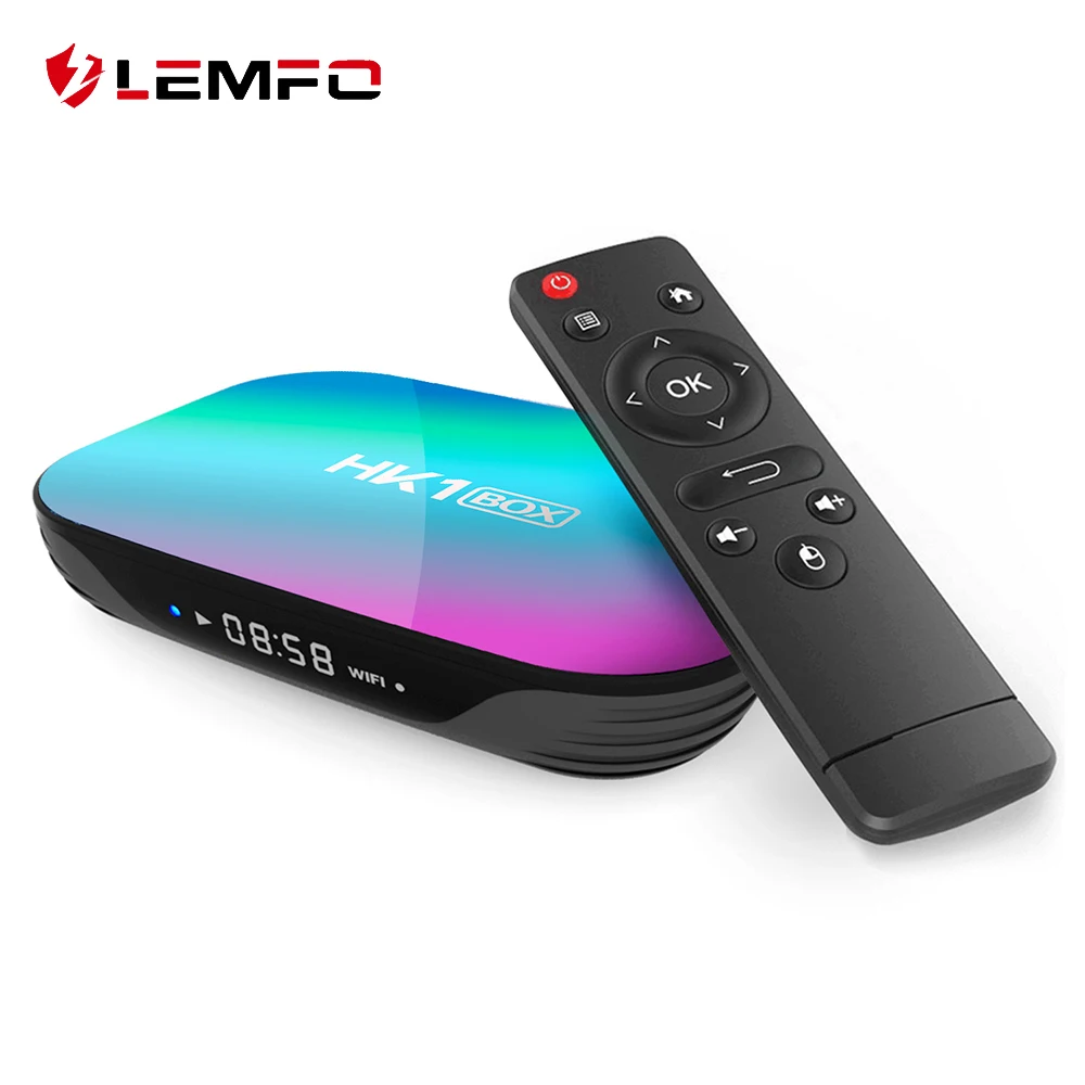 Приставка Смарт ТВ LEMFO HK1 S905X3 Android 9 0 4 + 128 ГБ 8K USB 3 1000 м|ТВ-приставки и медиаплееры| |
