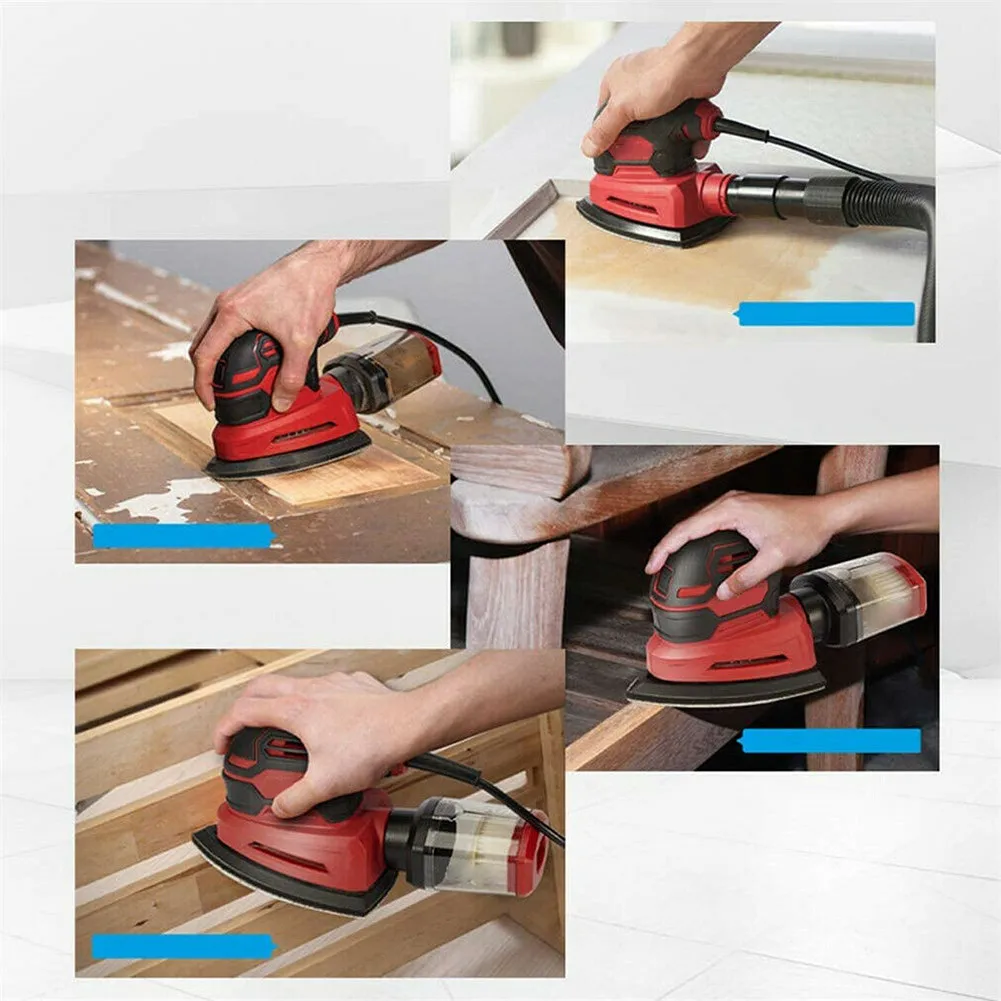 

Alumina Sandpaper 40 X Sanding Sheets Hook And Loop Mouse Sanding Pads Sander Paper Triangle Discs