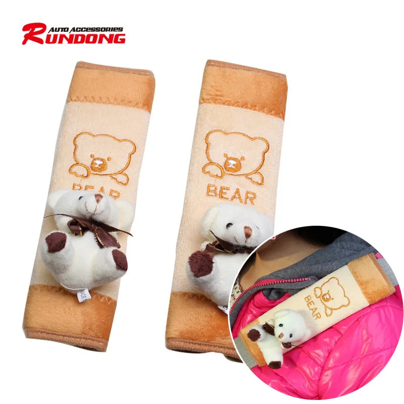 

Doll seat belt shoulder guard condom with doll car cartoon interio to suit