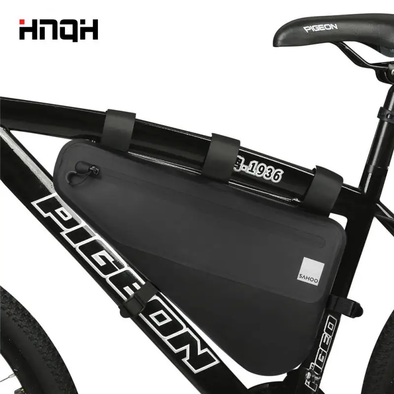 

Водонепроницаемая велосипедная сумка HNQH, треугольная вместительная сумочка на раму для горных велосипедов, Герметичная сумка на багажник, ...