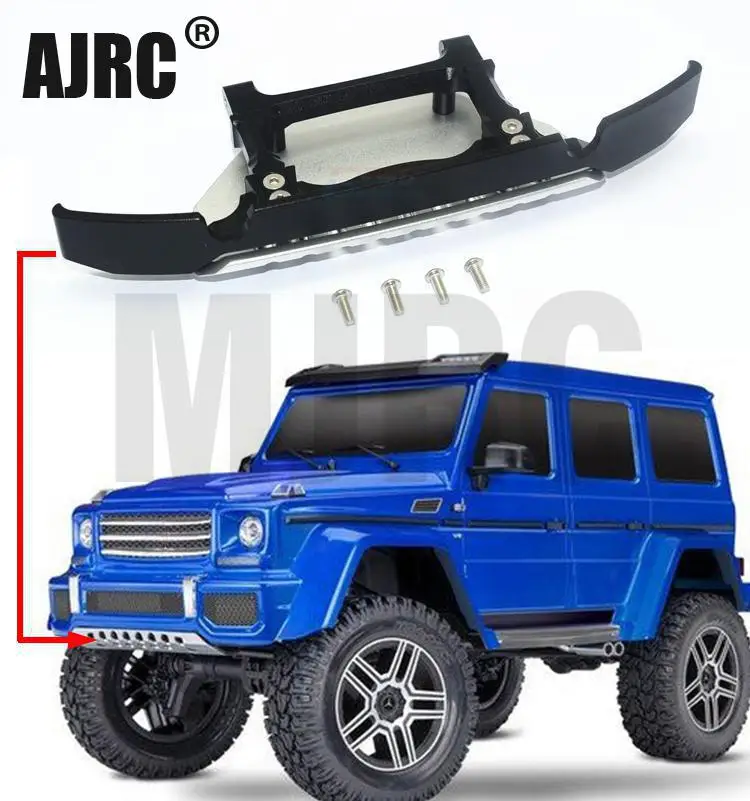 Металлический из нержавеющей стали TRX4 передний бампер для 1/10 RC скалолазания