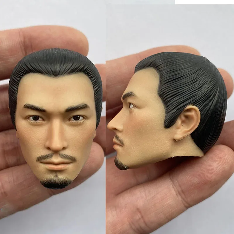 

Three Kingdoms 1/6th Ancient Soldier General's Head Sculpture Fit 12" Male Figure Body Doll