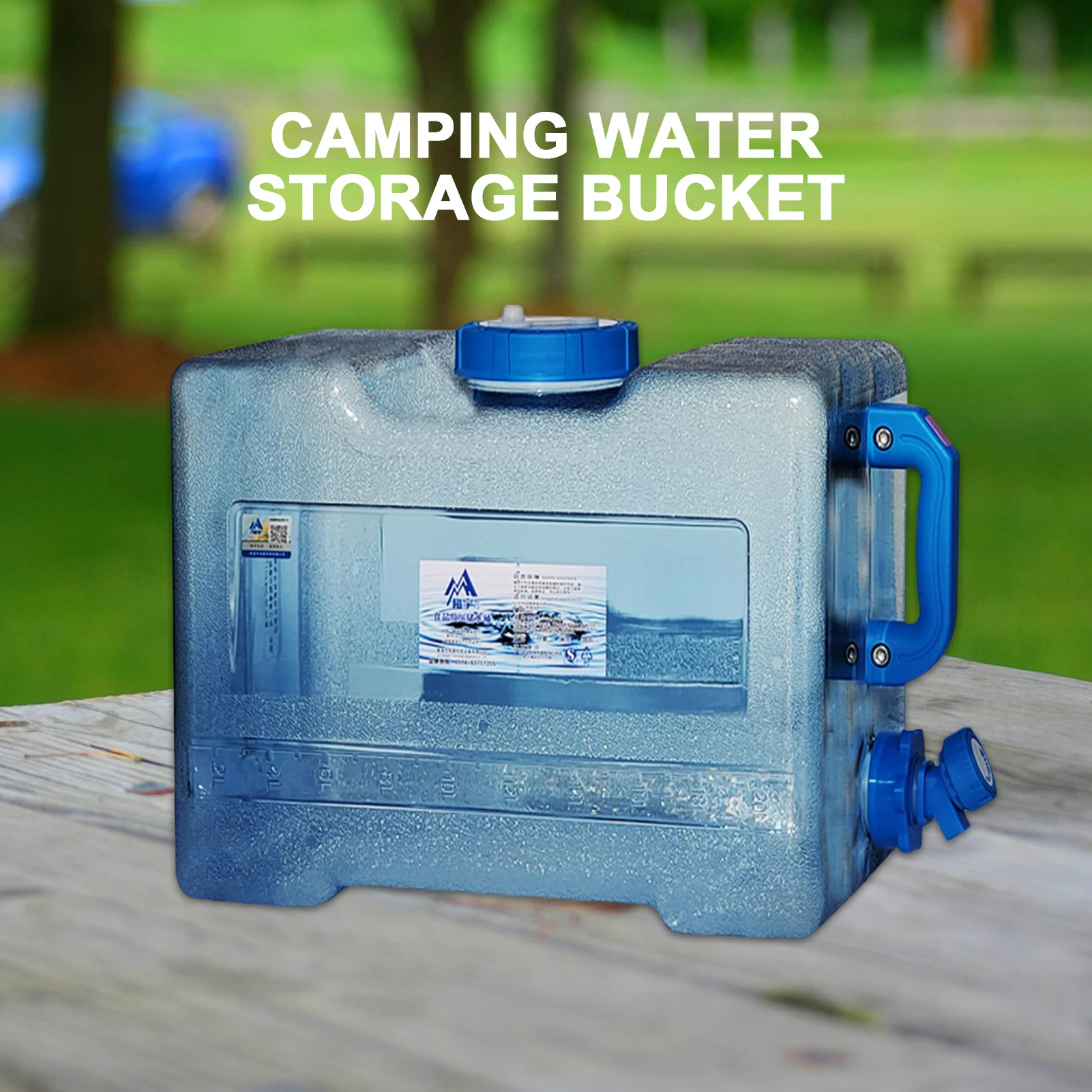 Резервуар для воды с краном утолщенный пищевой резервуар из поликарбоната