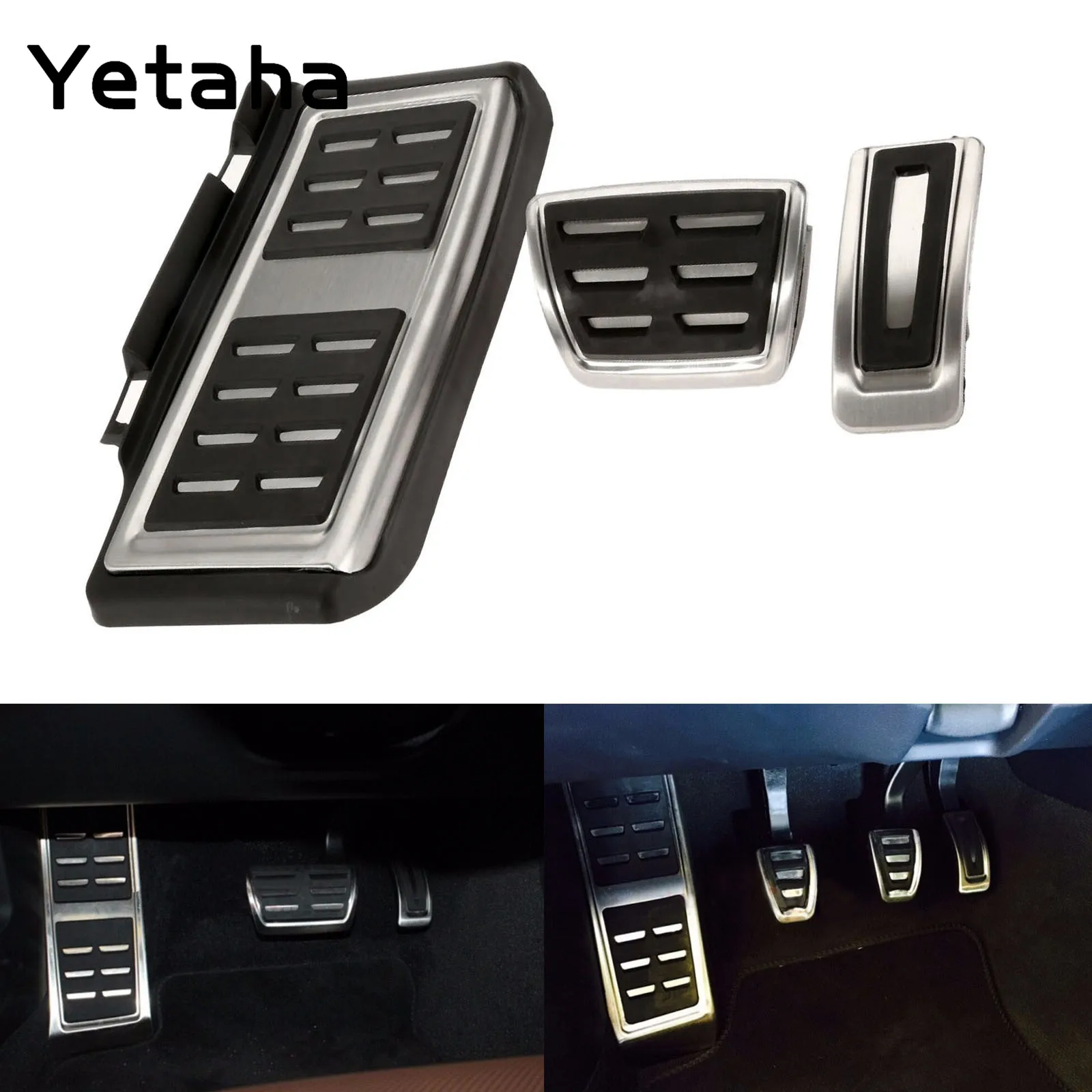 Подножка Yetaha педаль тормоза топлива акселератора нержавеющая сталь