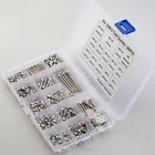 380 шт.лот M3 304 нержавеющая сталь Шестигранная головка колпачок винты шестигранные болты гайки и шайбы набор