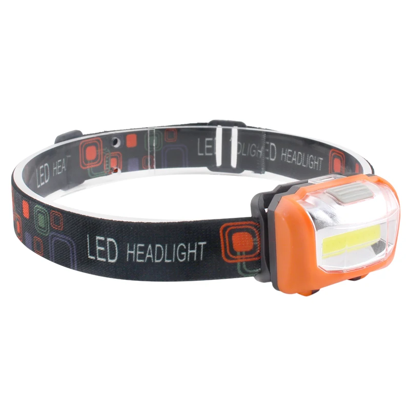 Headlamp Мини-фара для кемпинга, путешествий, рыбалки, велосипеда, уличные фары COB лампы 3 AAA батареи 300LM маленькая Мини-Фара - Испускаемый цвет: Headlamp