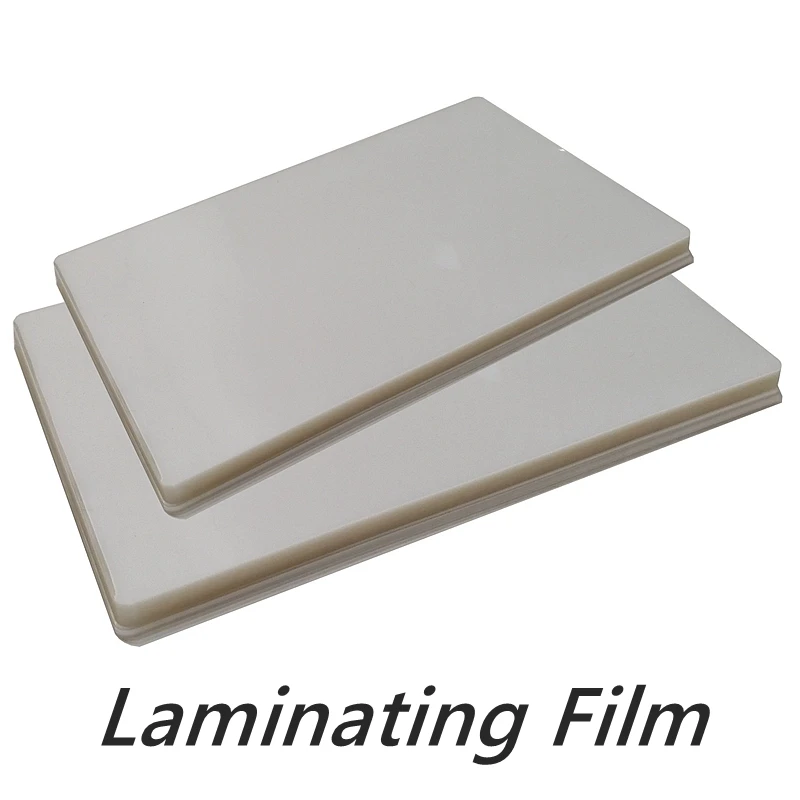 Однослойная прозрачная глянцевая пленка А4 размером 50 микрон для ламинирования с