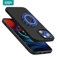 esr for iphone 13 pro max case liquid silicone case for iphone 13 magnetic case silicon shockproof protection cover soft touch