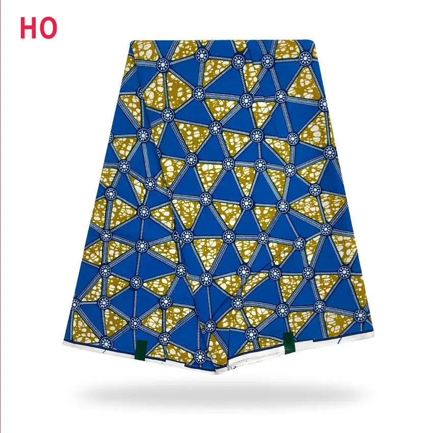 

6yards african wax prints fabric high quality soft cotton wax cloth women garment wax material