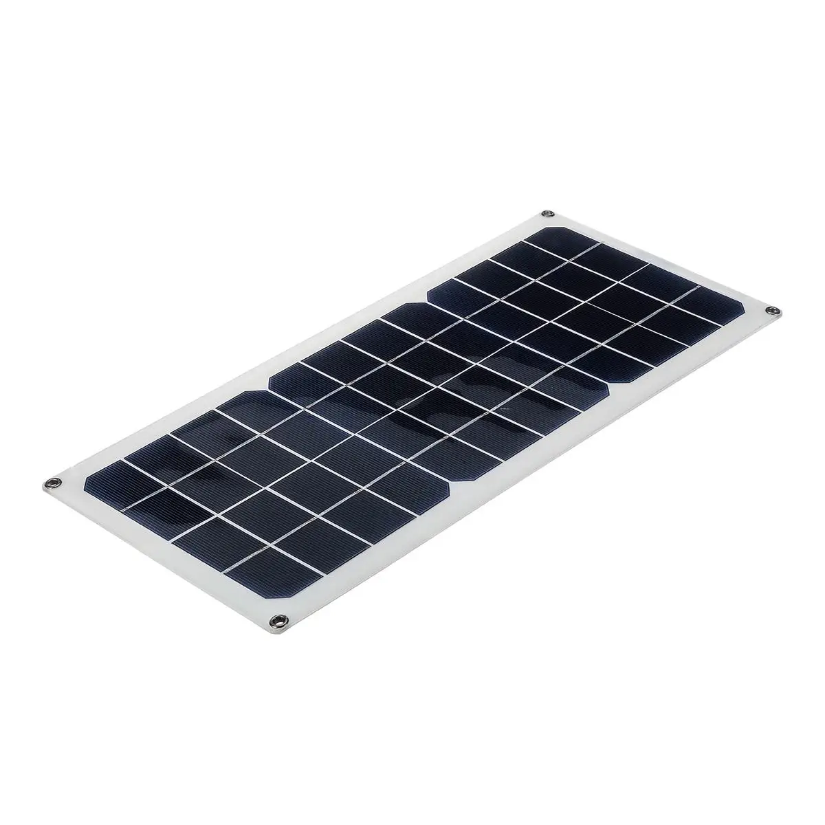 

30W Solar Panel 12V Polycrystalline Double USB Power Portable Outdoor Solar Cell Car Ship Camping Phone Charger w/Solar Charger