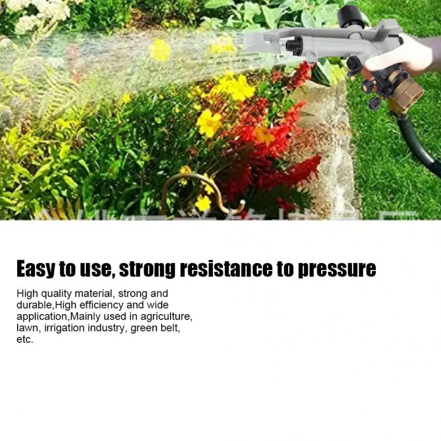 

water gun G1-1/2 FNPT 1.5in DN40 Aluminium Alloy Garden Water Sprinkler Irrigation Sprayer Watering Tool