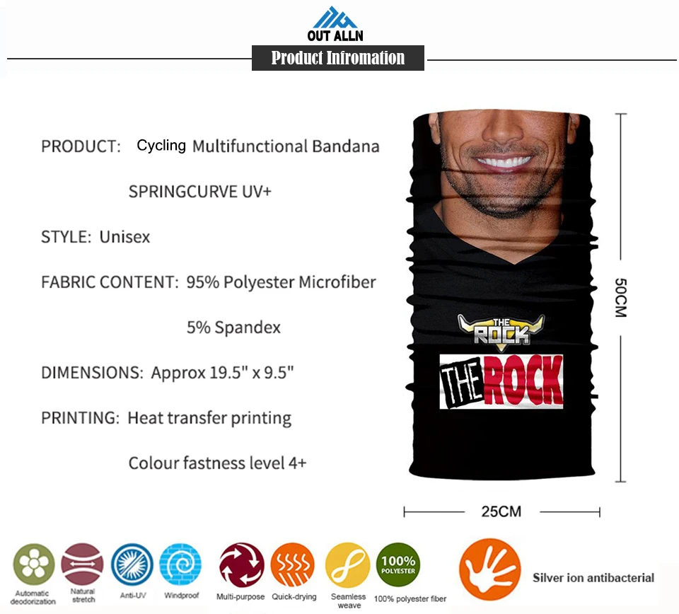 Бесшовная 3D бандана комиксная маска для лица уличная на шею гетры Джокер трубка