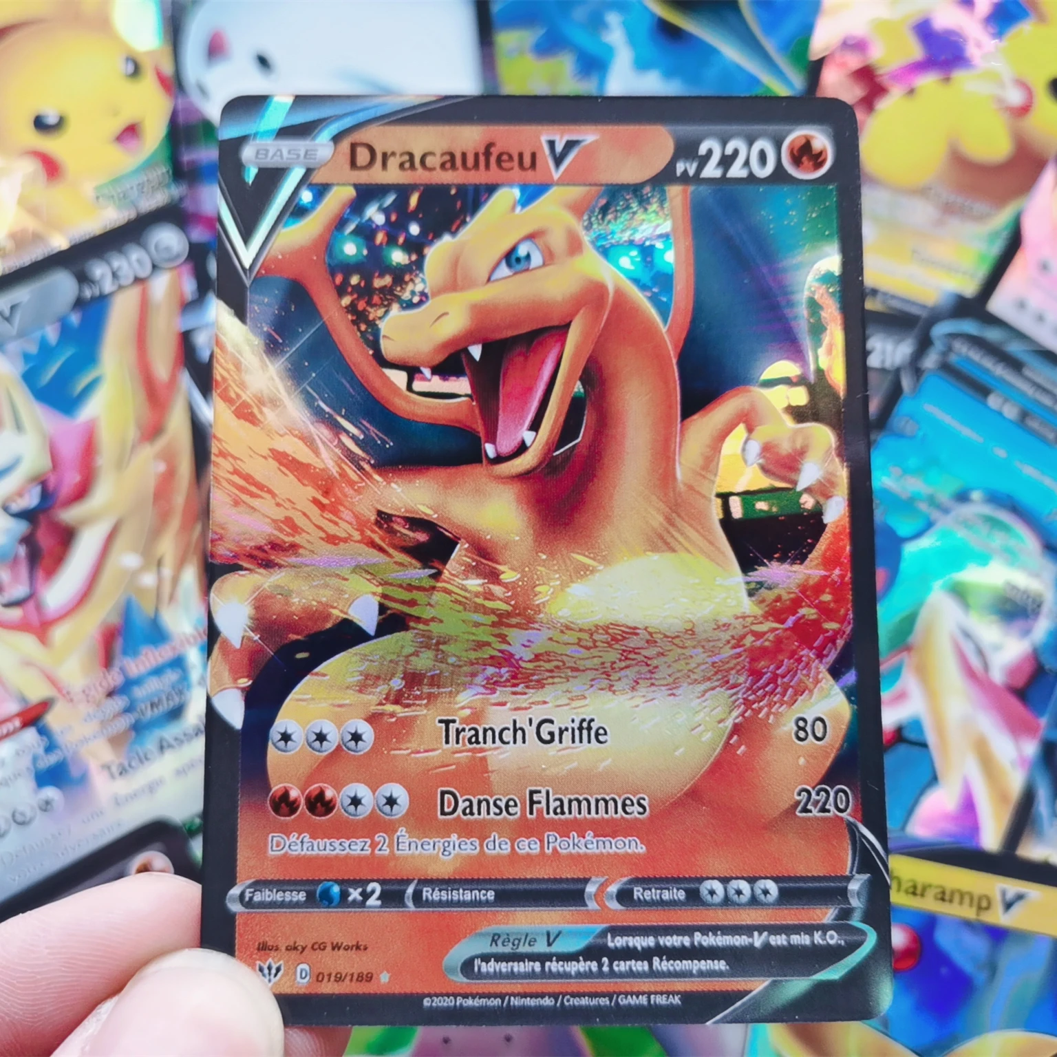 

French Version Language Pokemon Card 100gx 100EX 50V VMAX TEAM Card Battle Game Shiny Cards Battle Carte Trading Children Toy