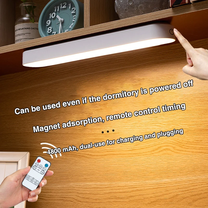 Настольная лампа с дистанционным управлением светодиодный светильник для шкафа