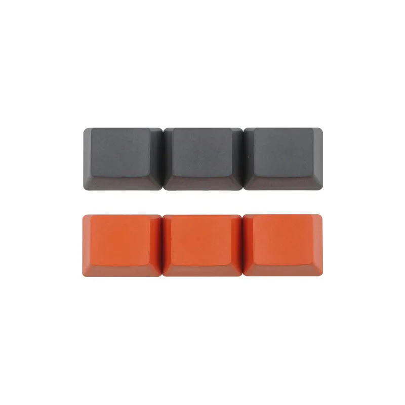 

OEM Height R1 1.25U Orange Gray PBT Blank Keycaps Alt Ctrl Win fn Replacement Supplement Keycap 6 Keys