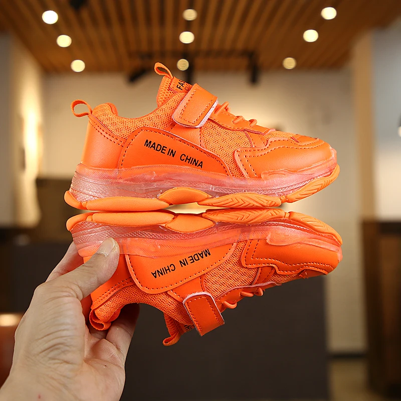 Весенне Осенняя детская обувь коллекция 2019 года модные сетчатые Повседневные