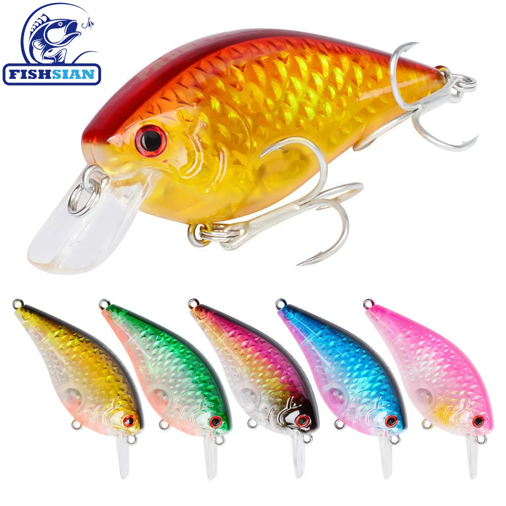 

FISHSIAN Crankbait Fishing Lure Rock Bait Whopper 10.5G 16g Tackle Trolling Lure Crank Bait Articulos De Pesca Isca Artificial