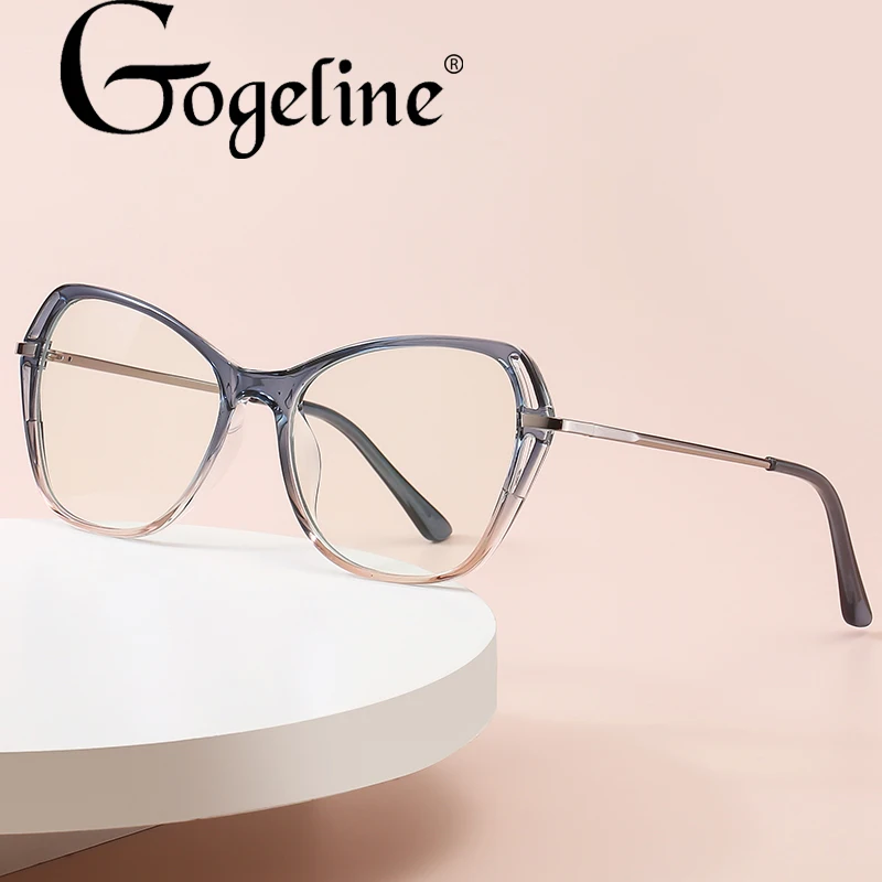 

Оправа для очков «кошачий глаз» для мужчин и женщин, пикантная модная оптическая, с защитой от синего света, для компьютера, с красной оправо...