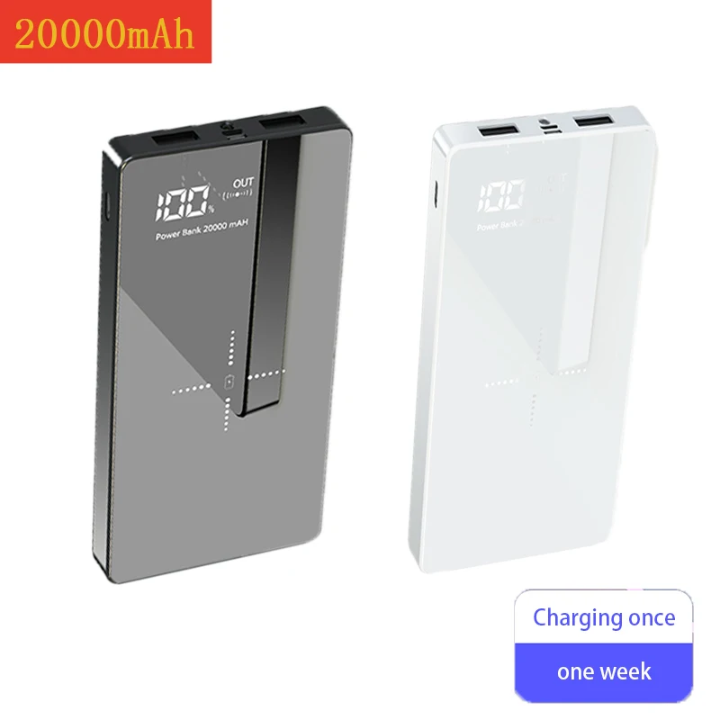 Портативное зарядное устройство с двумя USB портами 20000 мАч|Внешние аккумуляторы| |