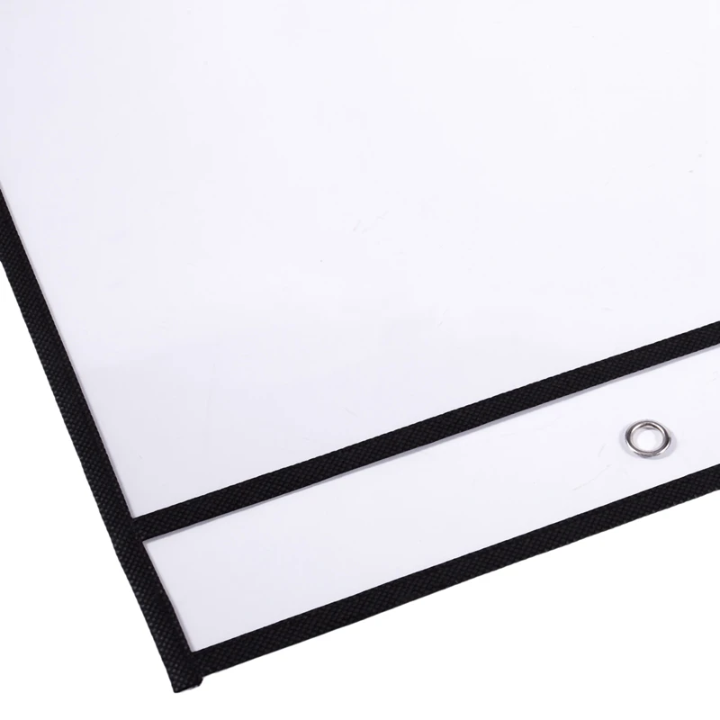 

30 Pack Dry Erase Pockets PVC Transparent Sewn Dry Erase File Bag Reusable Dry Erase Bag
