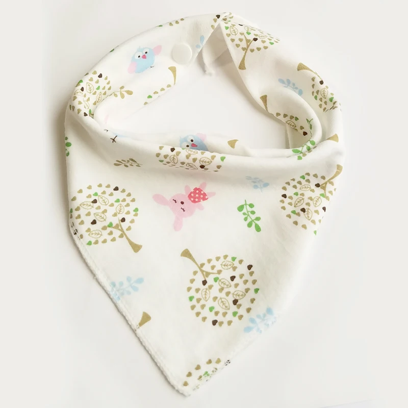 12 шт. Детские треугольные нагрудники с мультяшным принтом | Детская одежда и