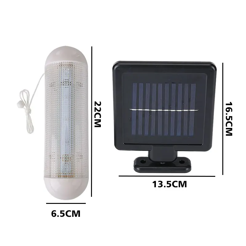 

LED Garage Shed Light Wall Lighting Devices Solar Powered Light Rechargeable Night Lamp Lighting For Garden Courtyard Garage