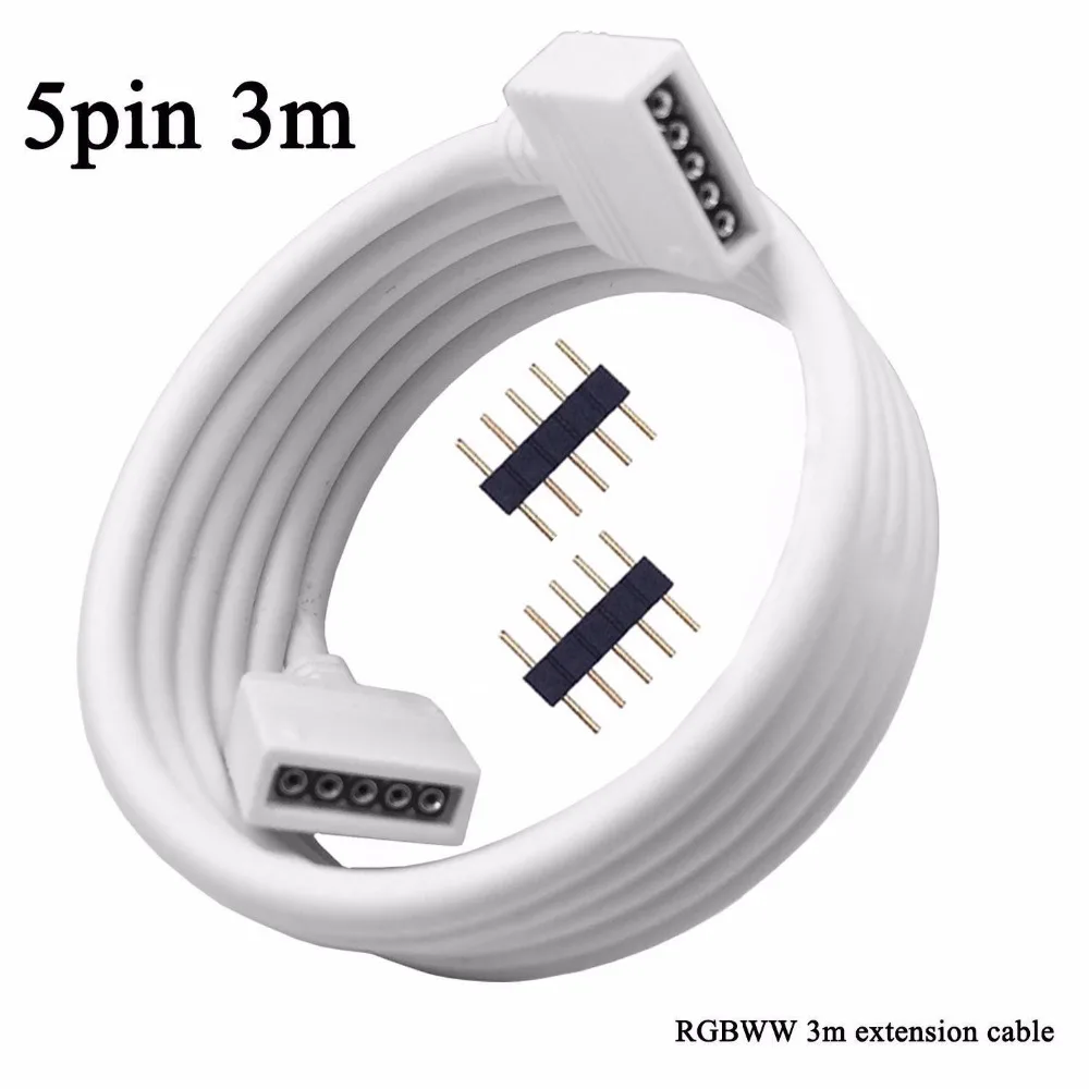 2X RGBW/RGBWW изменение цвета гибкий светодиодный ленточный светильник 5pin 3 м/9.8ft