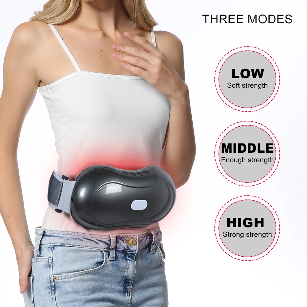 

Electric Waist Massage Heating Slimming Hot Compress Belt Health Care Waist Belt 220V Waist Loss Relax The Lumbar Spine Massage