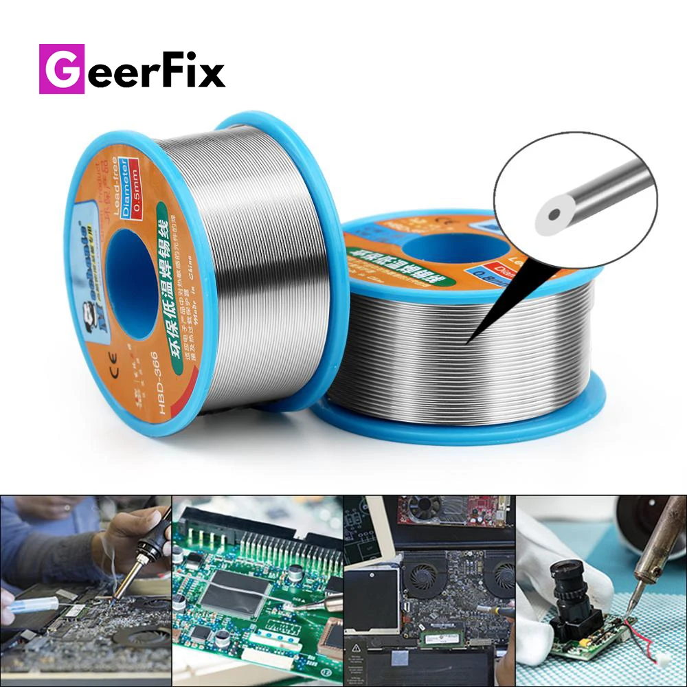 Припой в виде провода без свинца MECHANIC 100g сварочный флюс Flywire с температурой