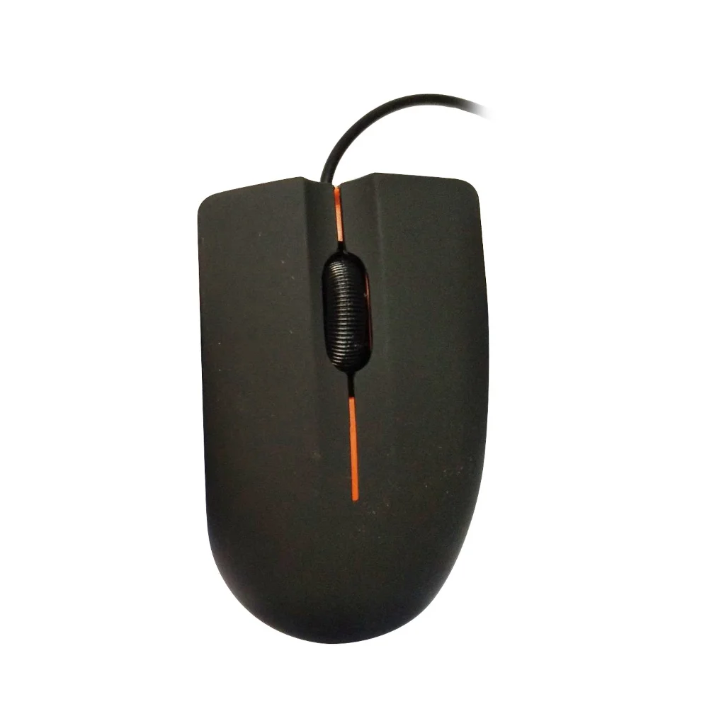 Матовая эргономичная Проводная оптическая игровая мышь 1200DPI с 3 клавишами и USB 2 0