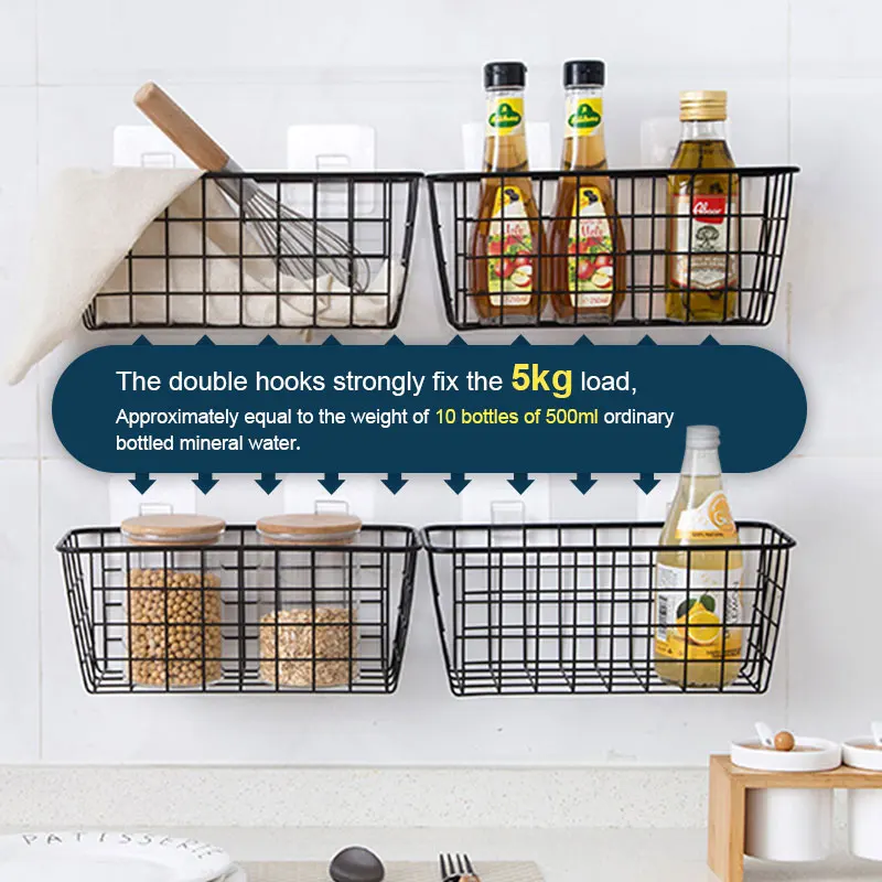 1 шт. прямоугольная железная корзина для хранения специй|Корзины хранения| |