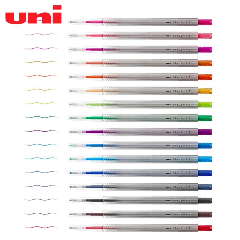 

1pcs UNI Gel Pen 0.28mm Style Fit Series Monochrome Water Pen UMN-139-28 Color Gel Pen uniball Slim Replaceable Core