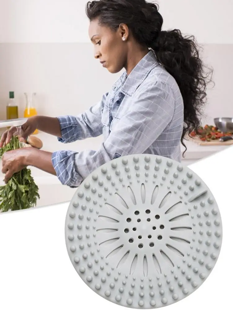 1 шт силиконовые крышки для душа стопор волос фильтр универсальные резиновые