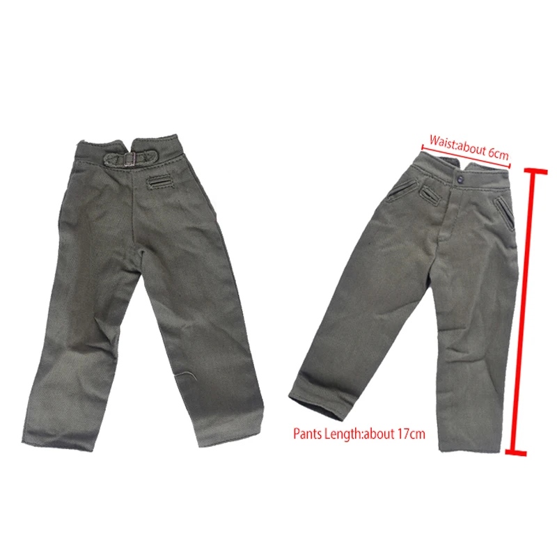 

1/6 Scale DML Veyron WWII M42 M43 Uniform Top Military Soldier Coat Pants Suit No Epaulette Collar Fit 12Inch Body Action Figure